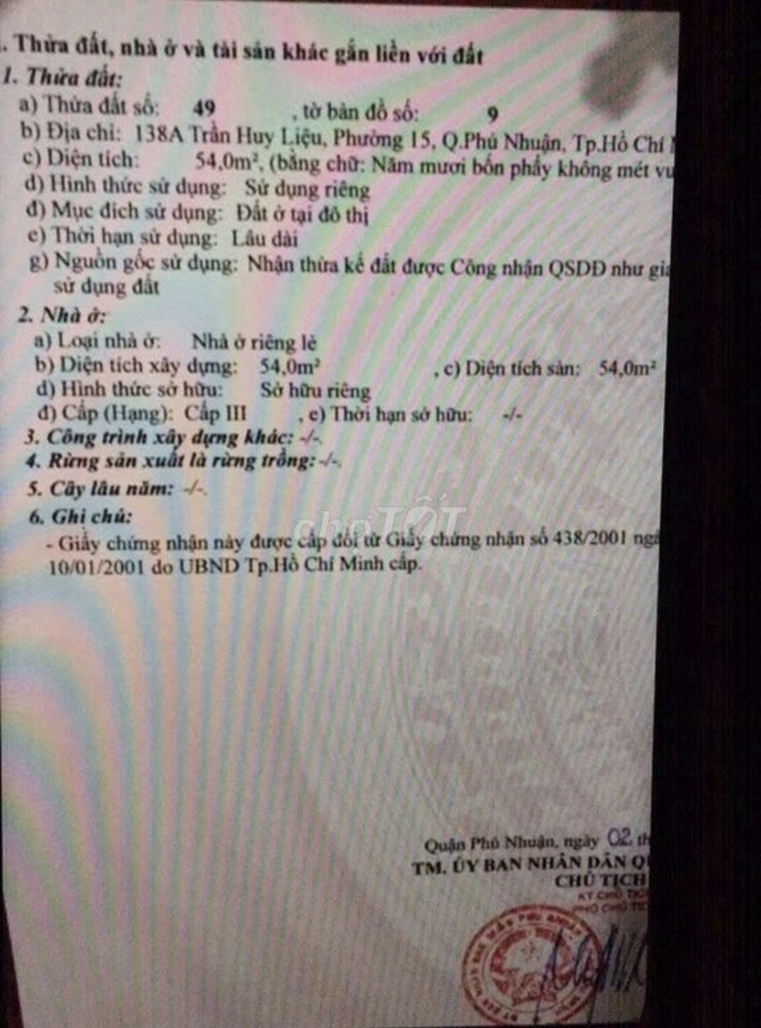 Bán nhà 138A Trần Huy Liệu Phường Phú Nhuận - Hinh 3