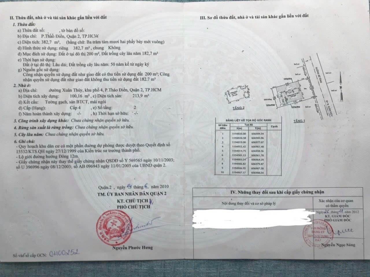 Bán nhà 25/3Thửa: 539Tờ: 34 Xuân Thủy Phường An Khánh - Hinh 5