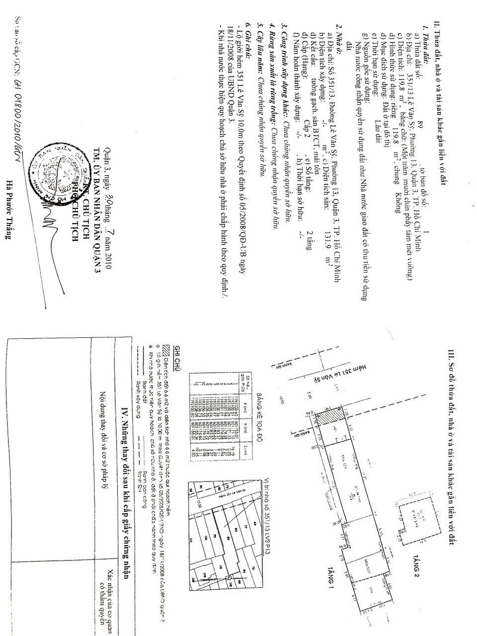 Bán nhà 351/13 Lê Văn Sỹ Quận 3 - Hinh 5