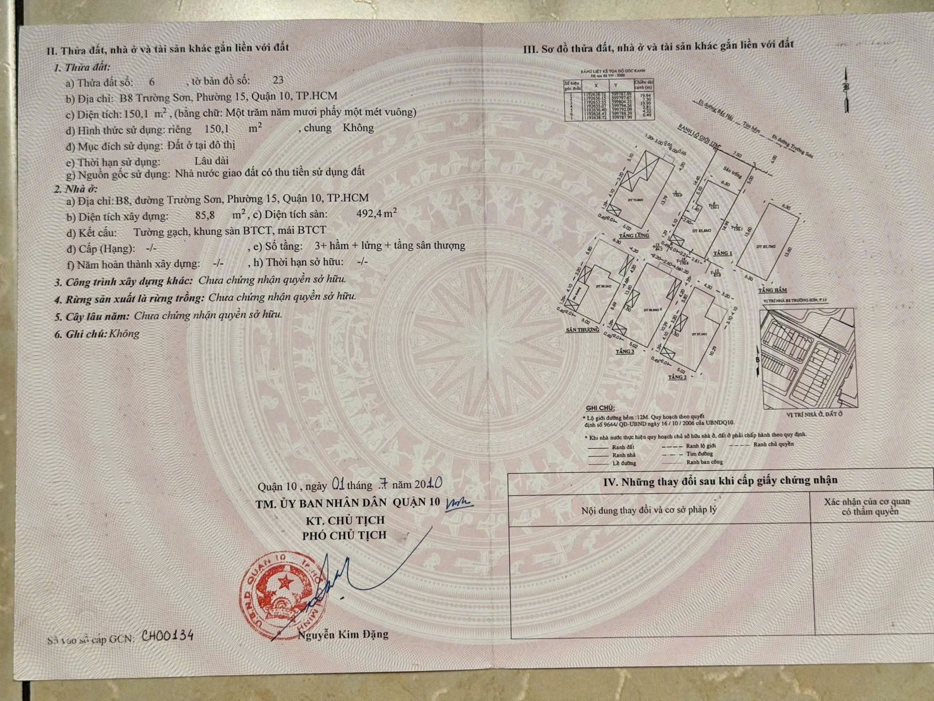 Bán nhà B8 Trường Sơn Phường Hòa Hưng - Hinh 5