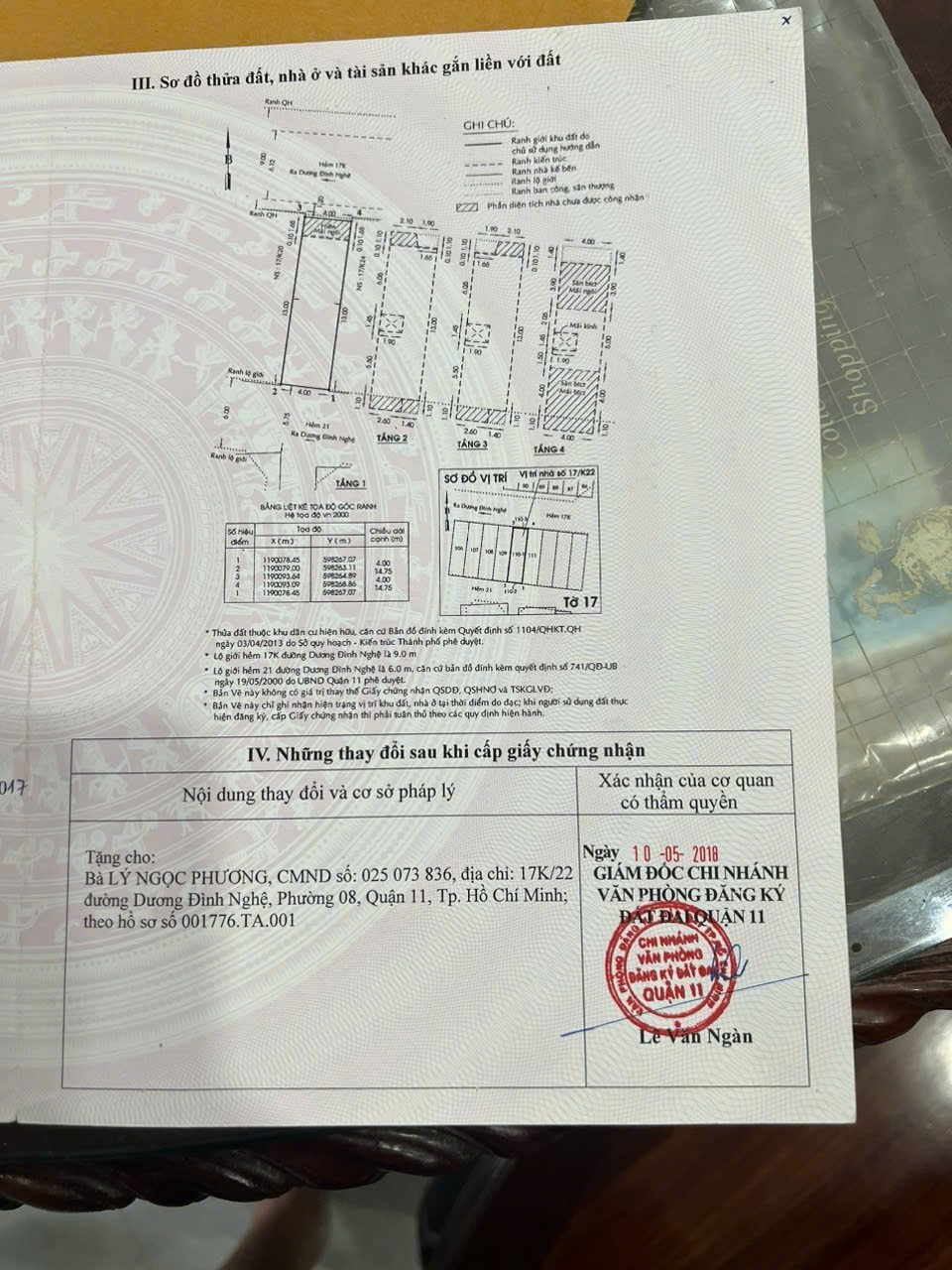 Bán nhà 17k/22 Dương Đình Nghệ Phường Phú Thọ - Hinh 3