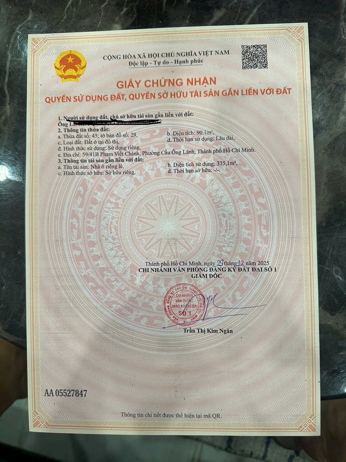 Bán nhà 59/41B Phạm Viết Chánh Phường Cầu Ông Lãnh - Hinh 3