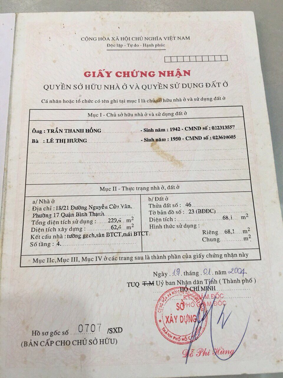Bán nhà 18/21 Nguyễn Cửu Vân Phường Gia Định - Hinh 4