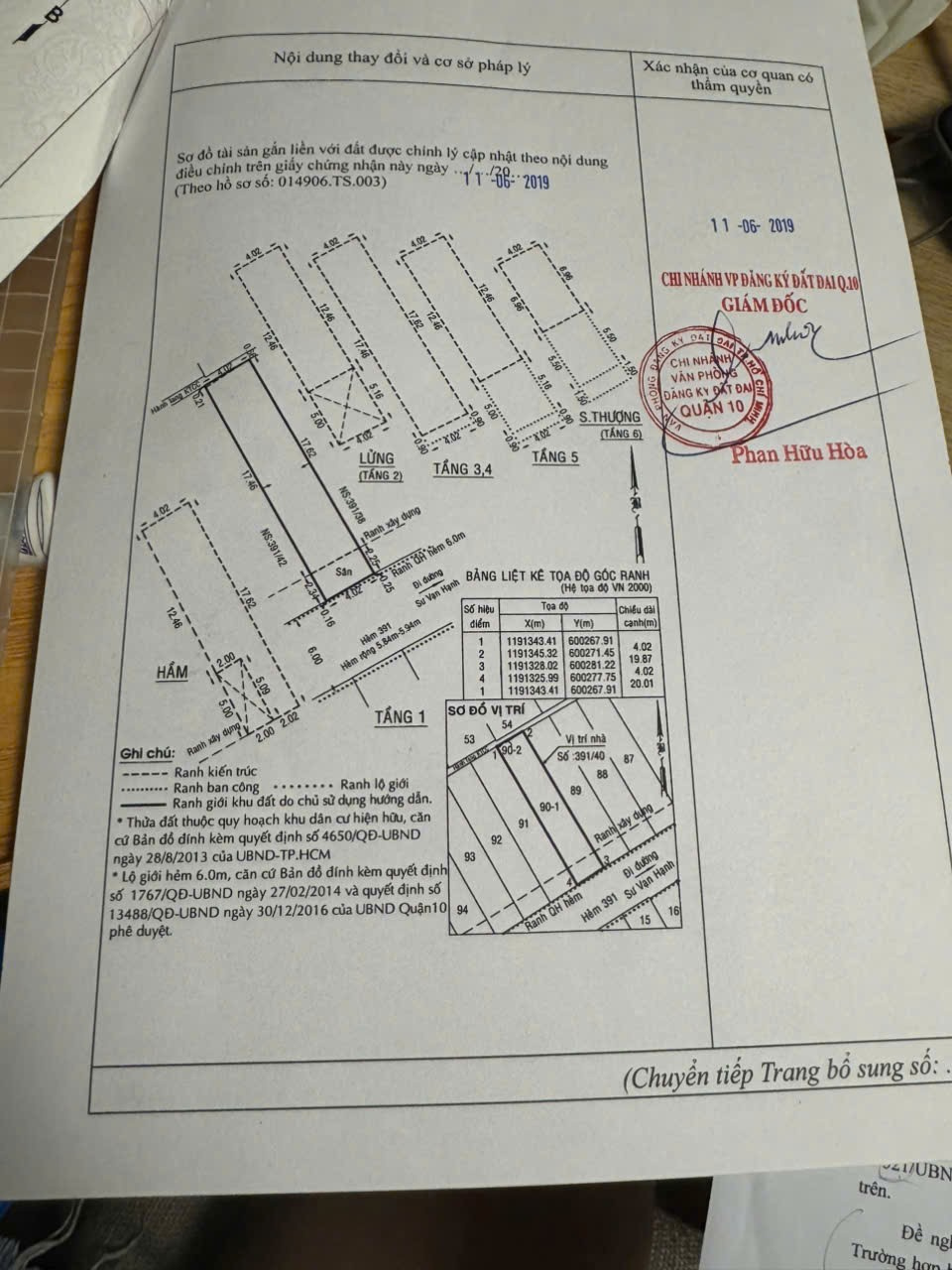 Bán nhà 391/40 Sư Vạn Hạnh Phường Vườn Lài - Hinh 3