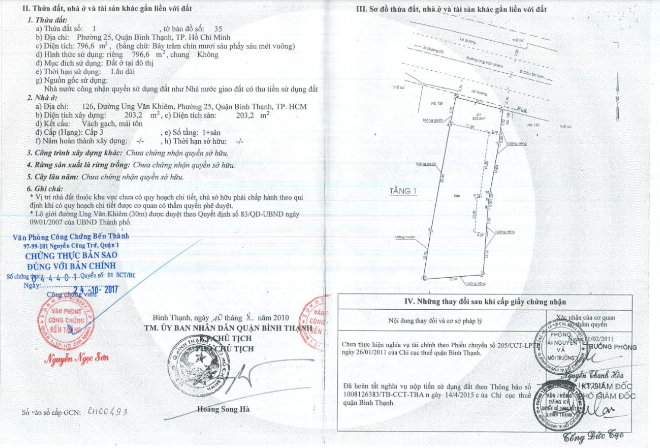 Bán nhà 124-126 Ung Văn Khiêm Phường Thạnh Mỹ Tây - Hinh 5