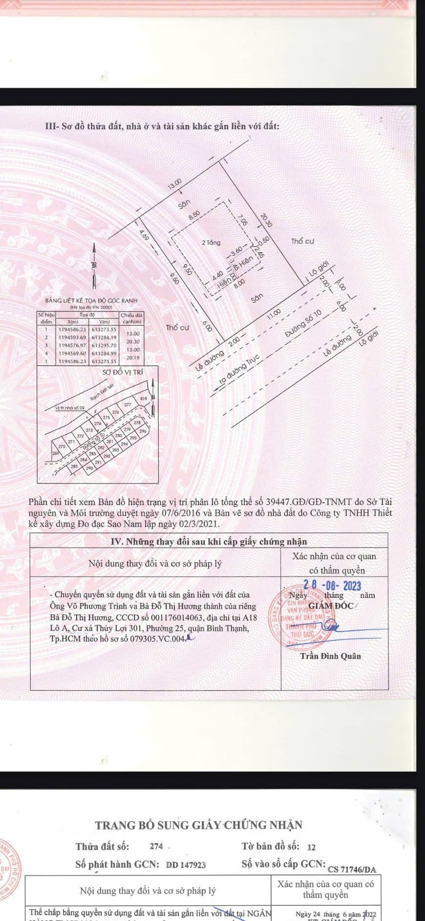 Bán nhà 9Thửa: 523Tờ: 10 Số 10 Phường Long Trường - Hinh 5