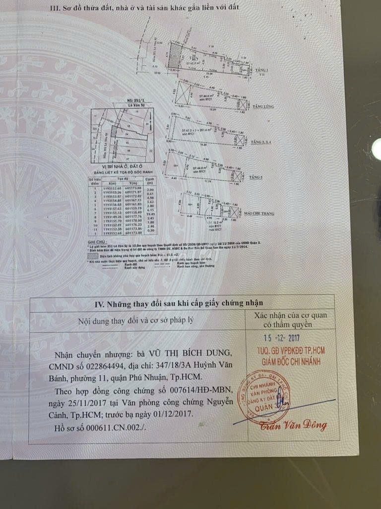 Bán nhà 351/1 Lê Văn Sỹ Quận 3 - Hinh 5