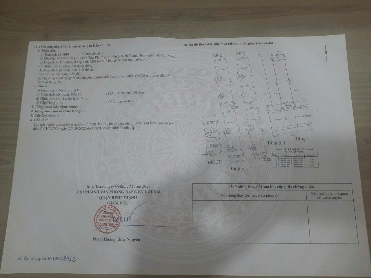 Bán nhà 47/24/16D Bùi Đình Túy Bình Thạnh - Hinh 3