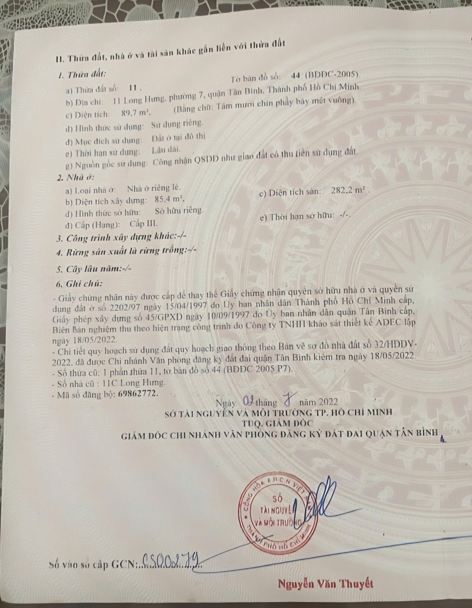 Bán nhà 11 Long Hưng Phường Tân Sơn Nhất - Hinh 4