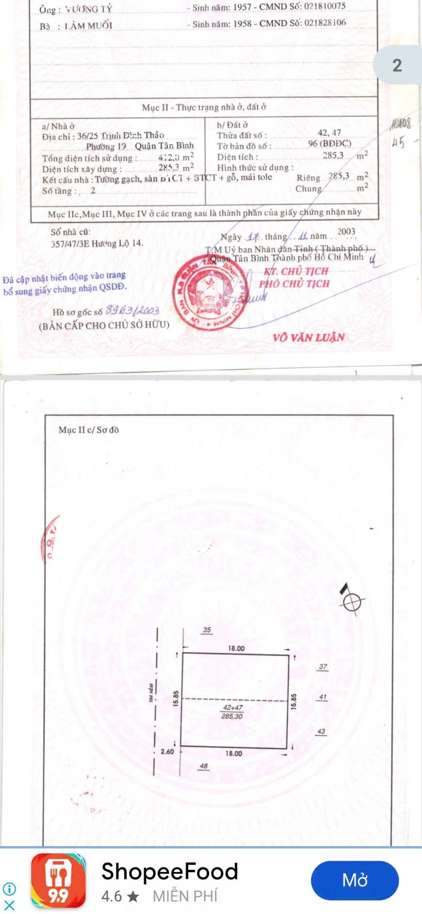 Bán Nhà 36/25 Trịnh Đình Thảo Phường Tân Phú - Hinh 3
