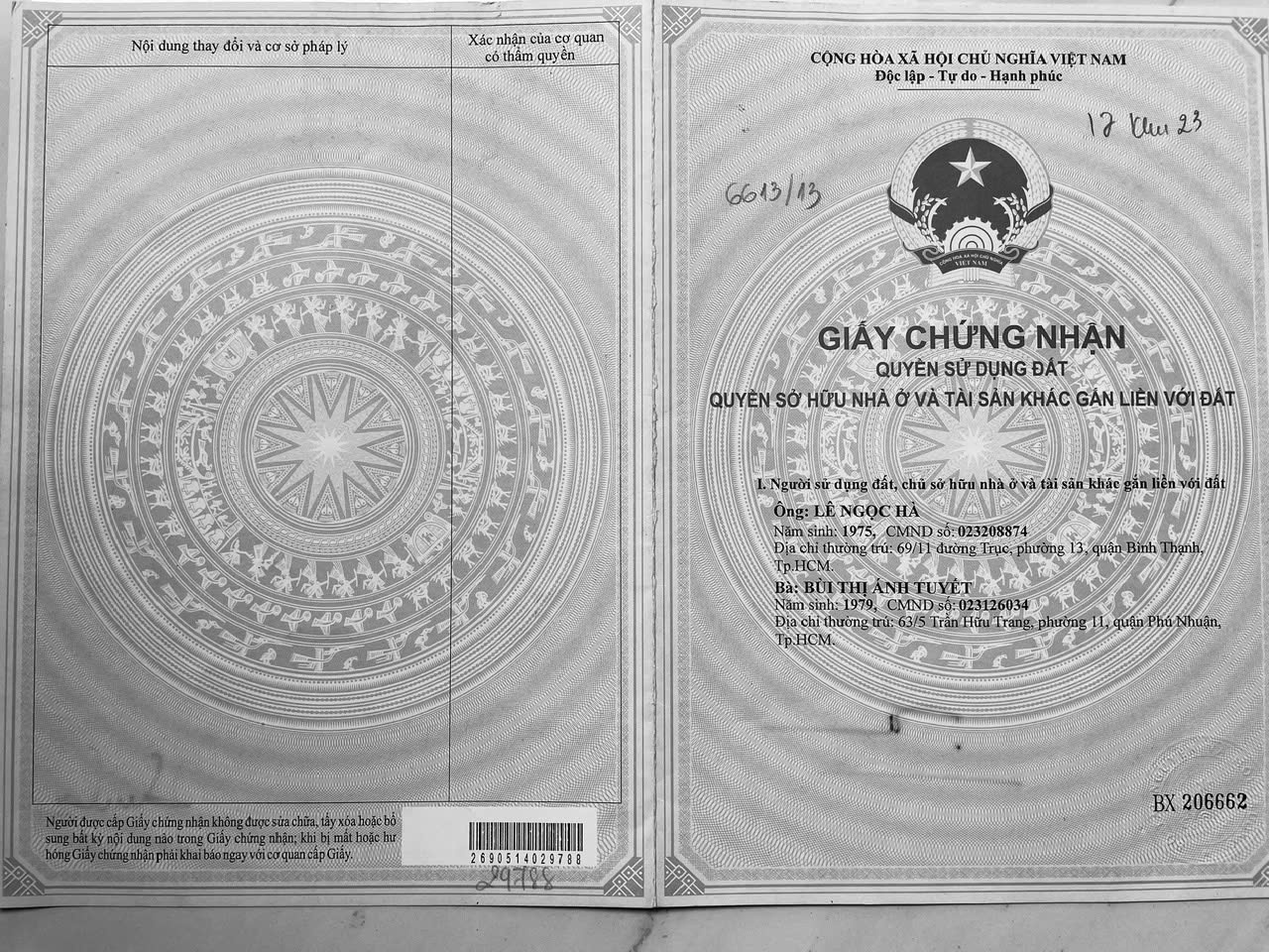 Bán nhà 69/11Thửa: 712Tờ: 19 Đặng Thùy Trâm Phường Bình Lợi Trung - Hinh 4