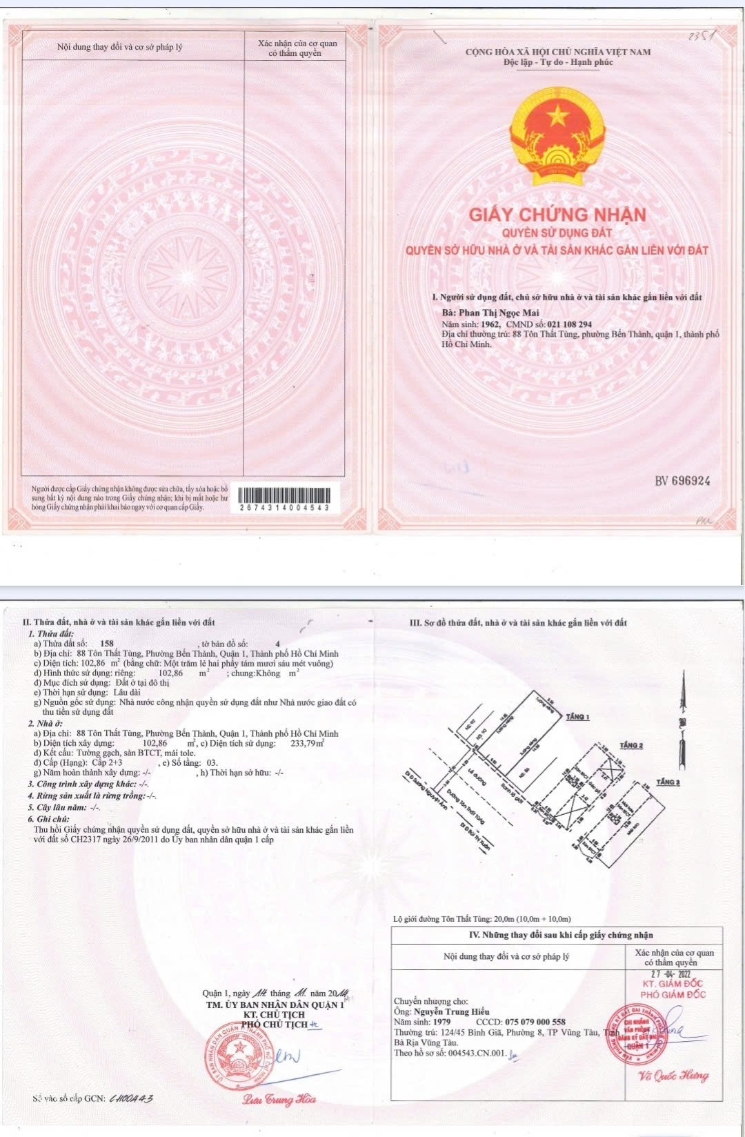 Bán nhà 88-90-90/2 Tôn Thất Tùng Phường Bến Thành - Hinh 6