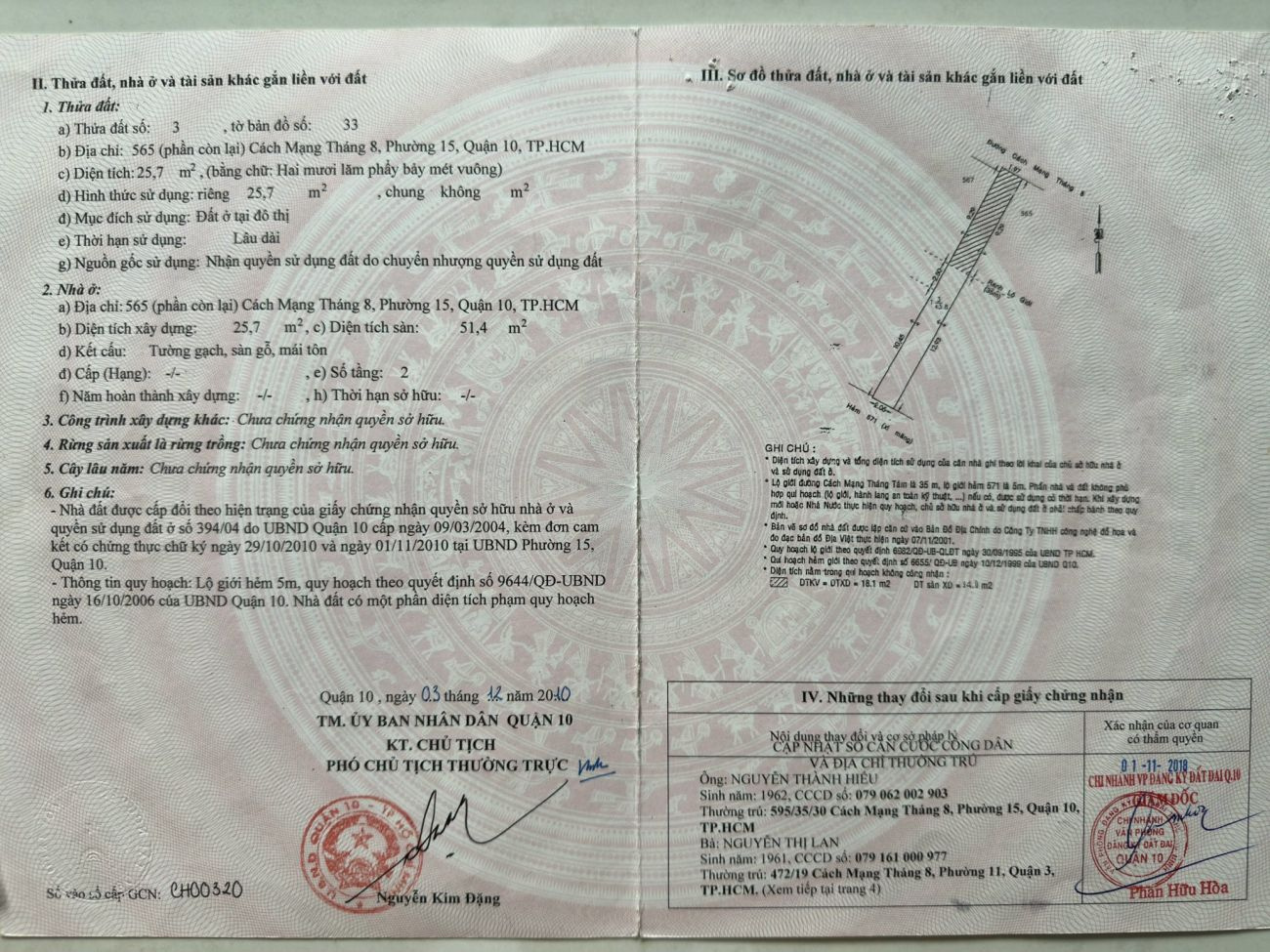 Bán nhà 565-567 Cách Mạng Tháng Tám Phường Hòa Hưng - Hinh 10