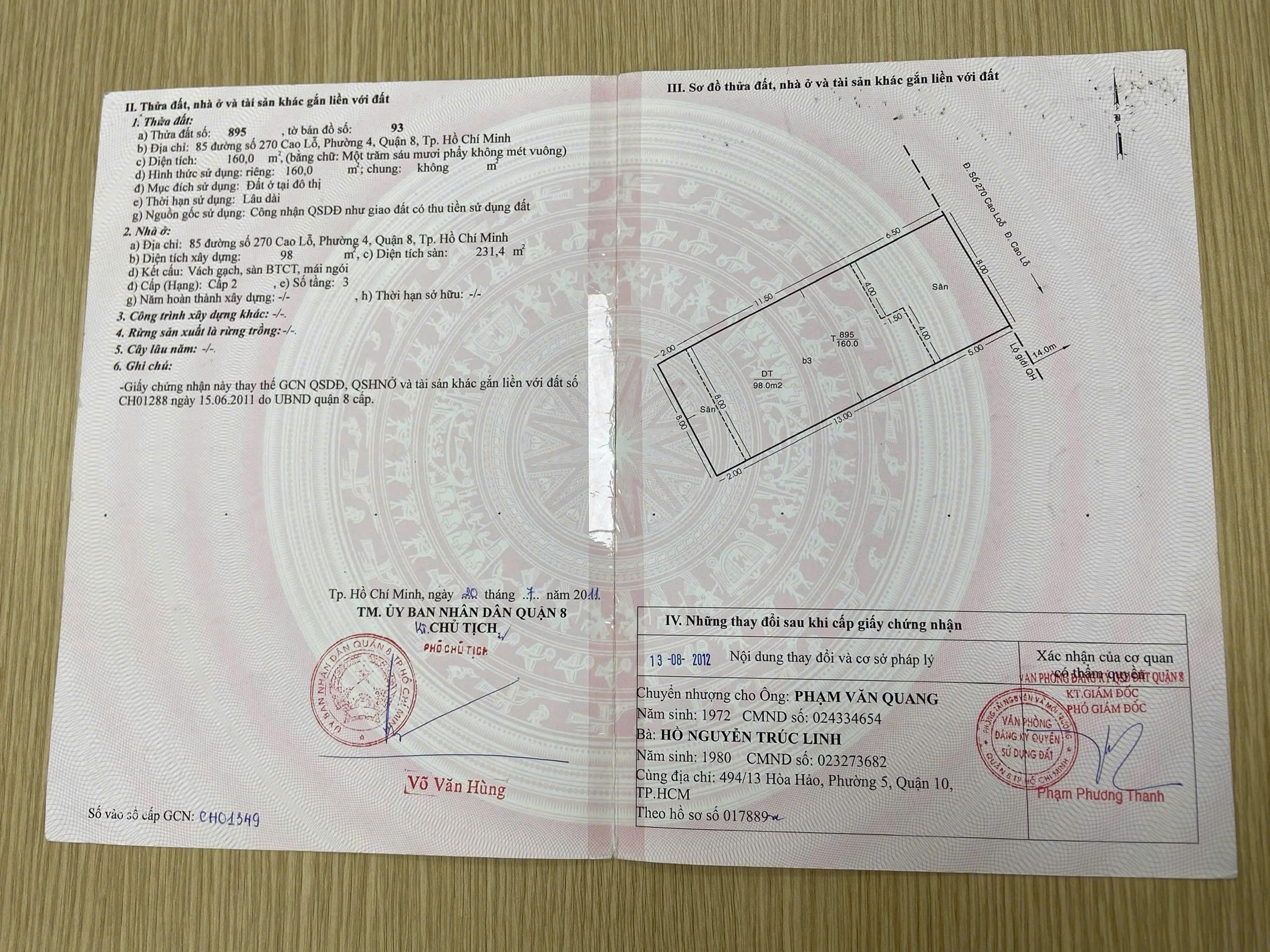 Bán nhà 85 Số 270 Phường Chánh Hưng - Hinh 3
