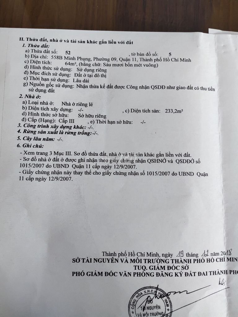 Bán nhà 558B-558C Minh Phụng Quận 11 - Hinh 6