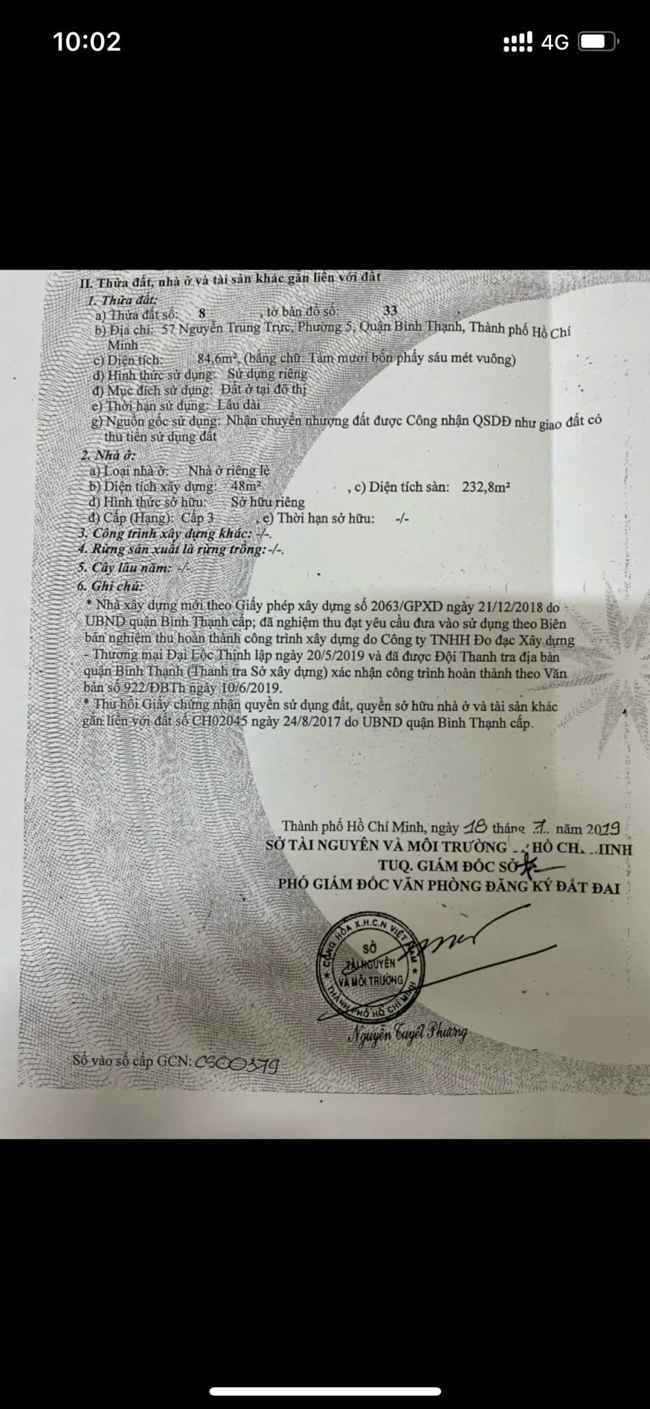 Bán nhà 57 Nguyễn Trung Trực Phường Bình Lợi Trung - Hinh 2