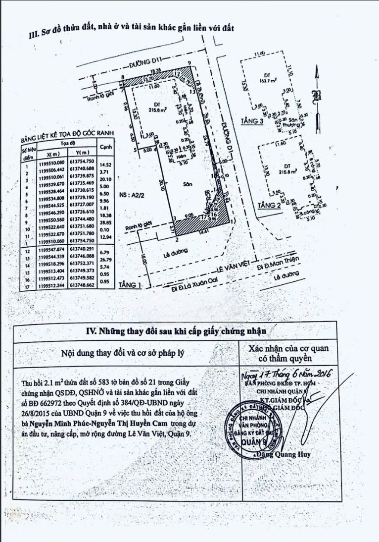 Bán Nhà 441Thửa: 583Tờ: 21 Lê Văn Việt Phường Tăng Nhơn Phú - Hinh 5