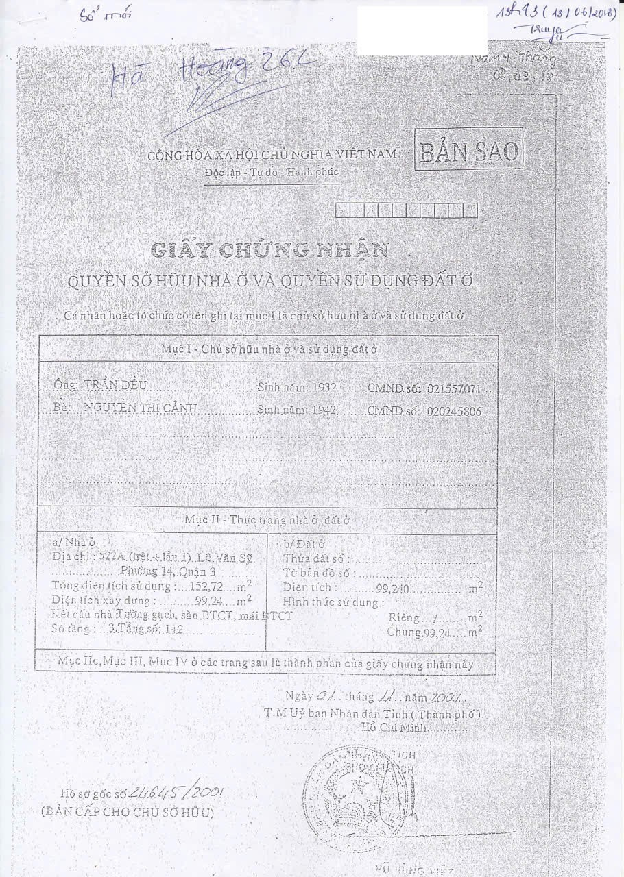 Bán nhà 522A Lê Văn Sỹ Phường Nhiêu Lộc - Hinh 6