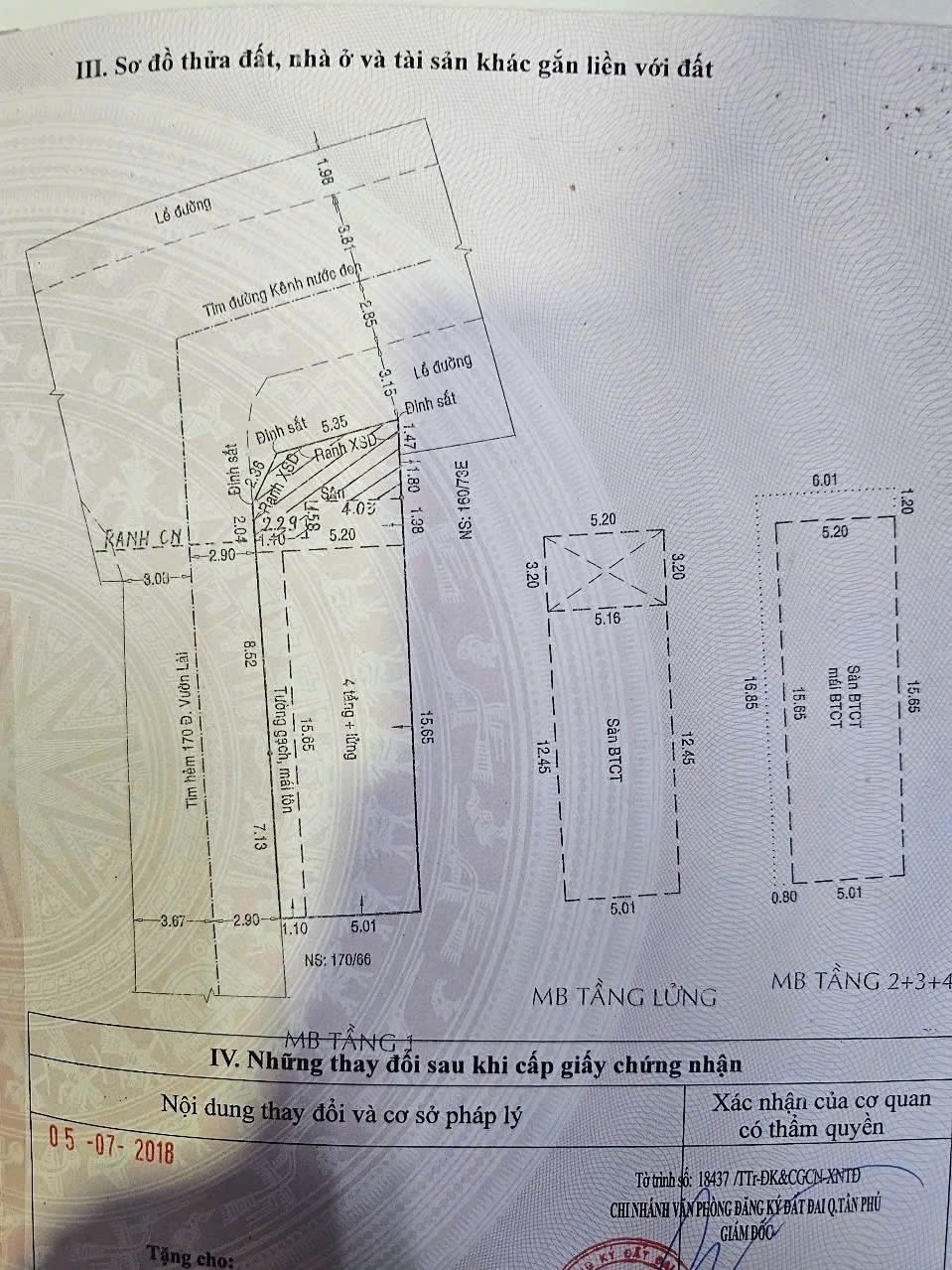Bán nhà 160/73F Vườn Lài Phường Phú Thọ Hòa - Hinh 2
