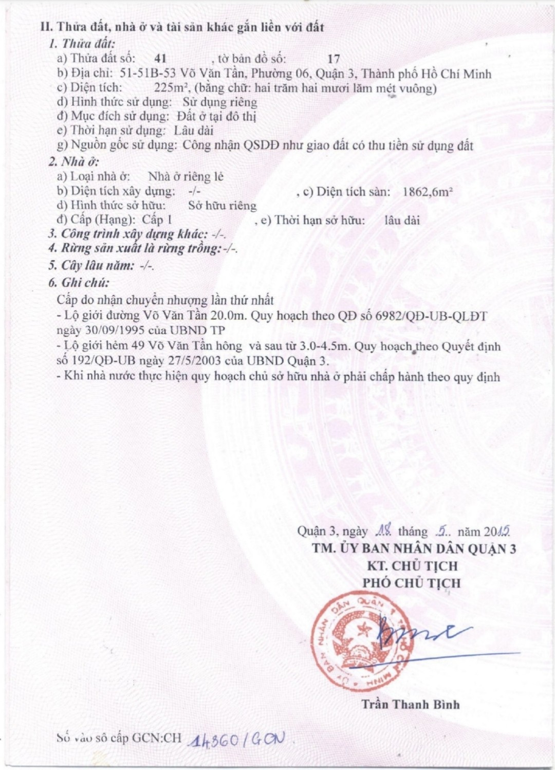 Bán nhà 51-51B-53 Võ Văn Tần Phường Xuân Hòa - Hinh 4