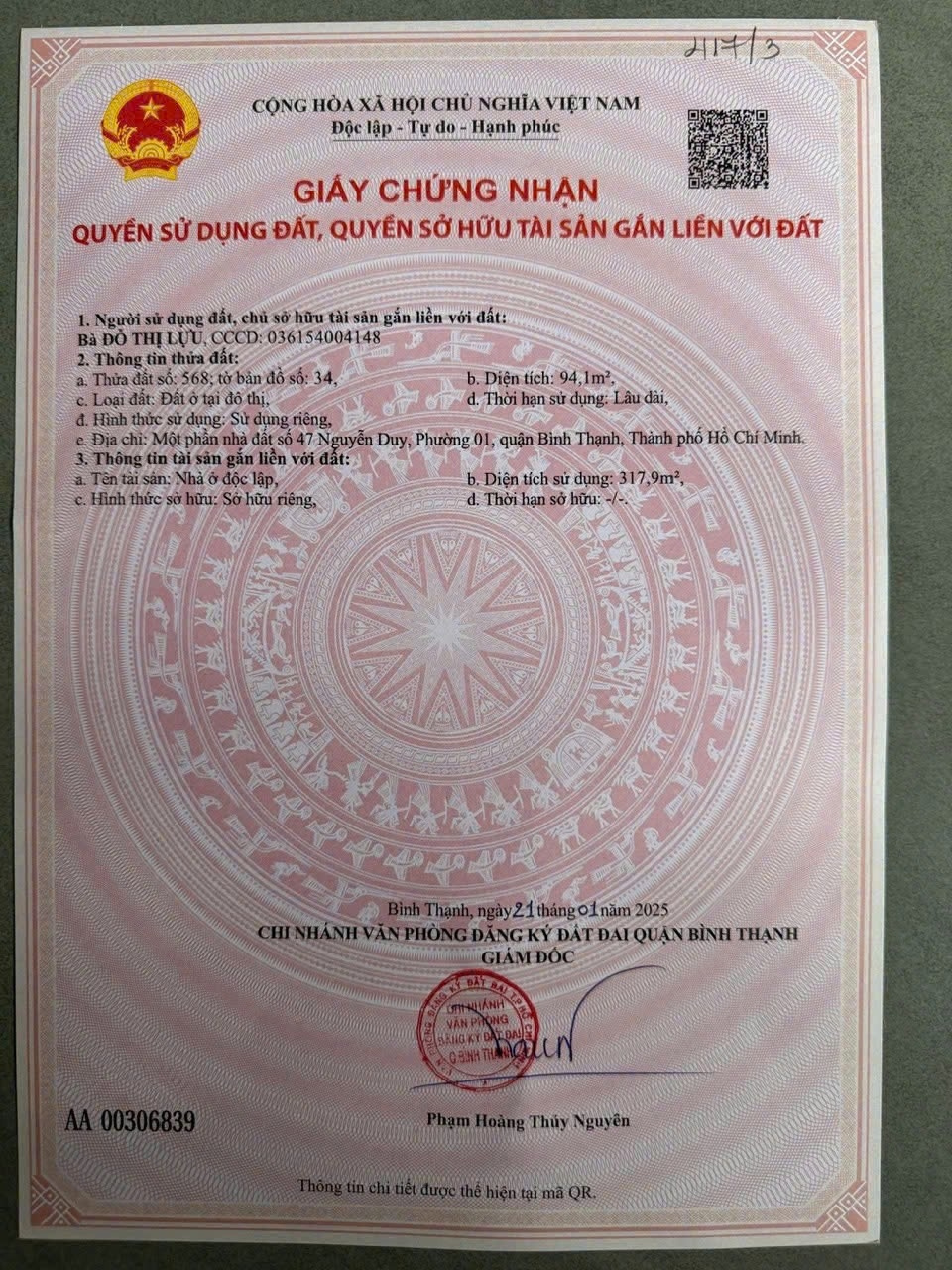 Bán nhà 47 Nguyễn Duy Phường Gia Định - Hinh 4