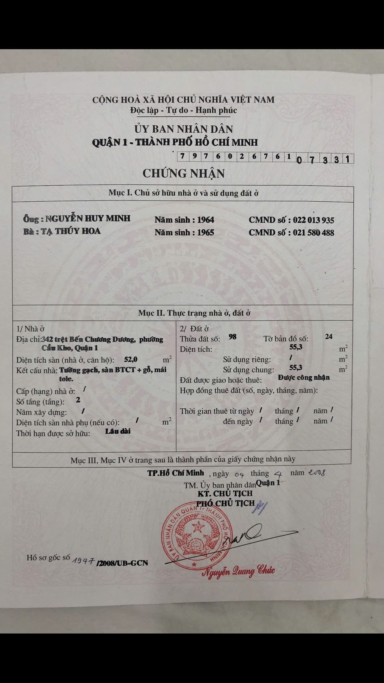 Bán nhà 576-578 Võ Văn Kiệt Phường Cầu Ông Lãnh - Hinh 3