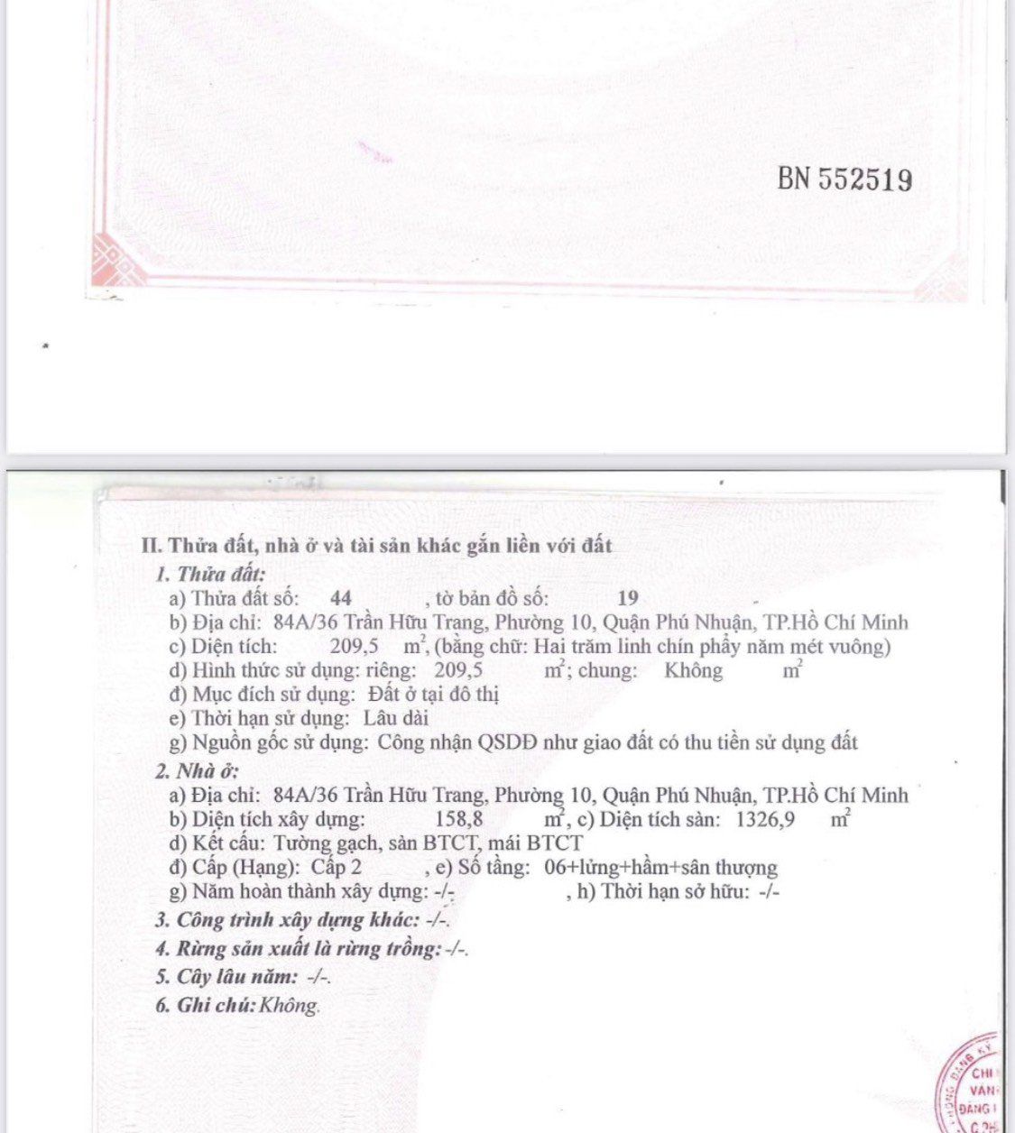 Bán nhà 84A/36 Trần Hữu Trang Phường Phú Nhuận - Hinh 3