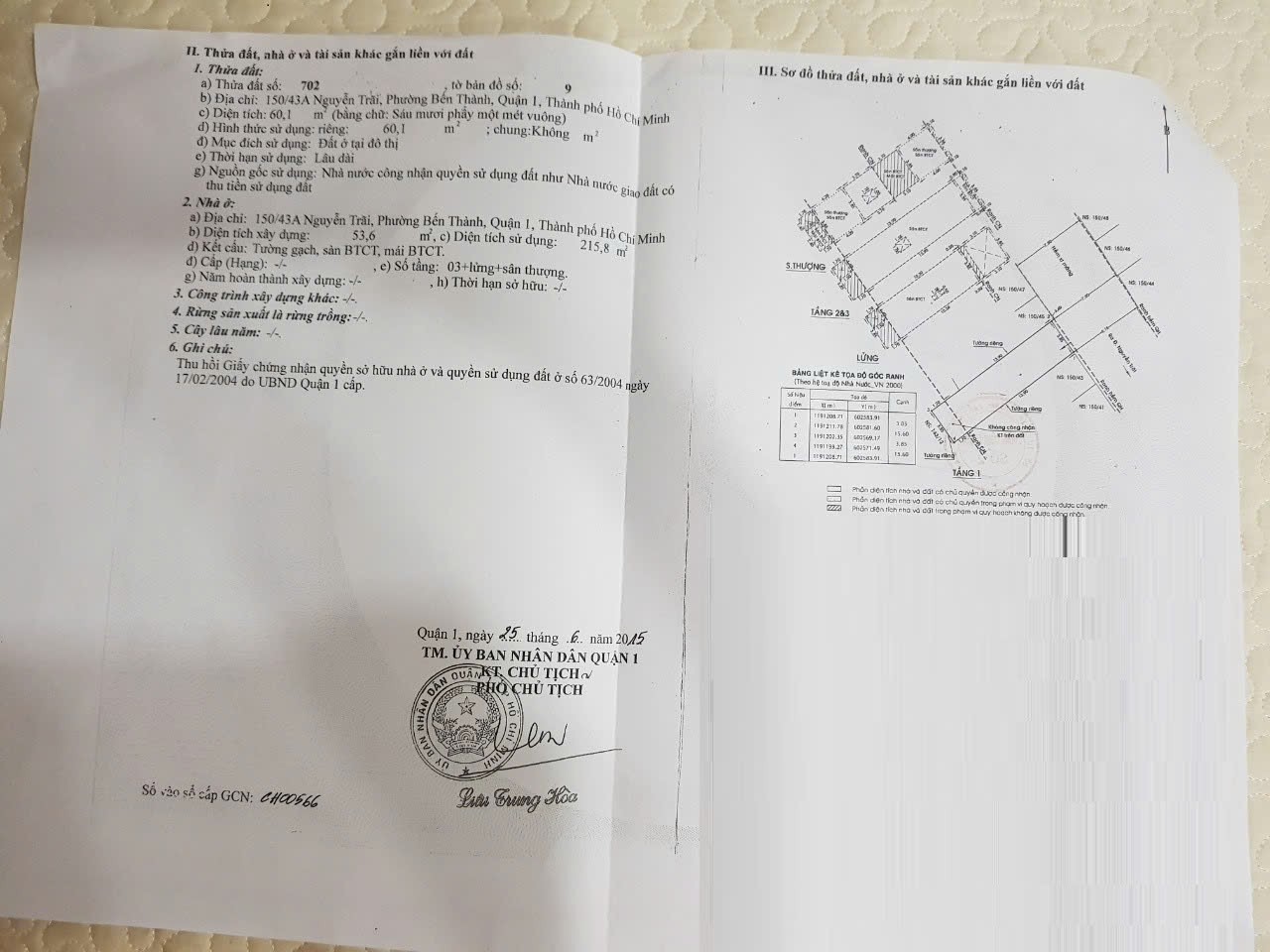 Bán nhà 150/43AThửa: 702Tờ: 9 Nguyễn Trãi Phường Bến Thành - Hinh 5