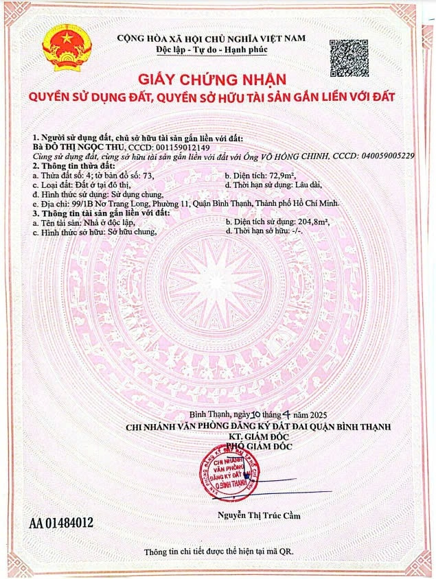 Bán nhà 99/1B Nơ Trang Long Phường Bình Lợi Trung - Hinh 3