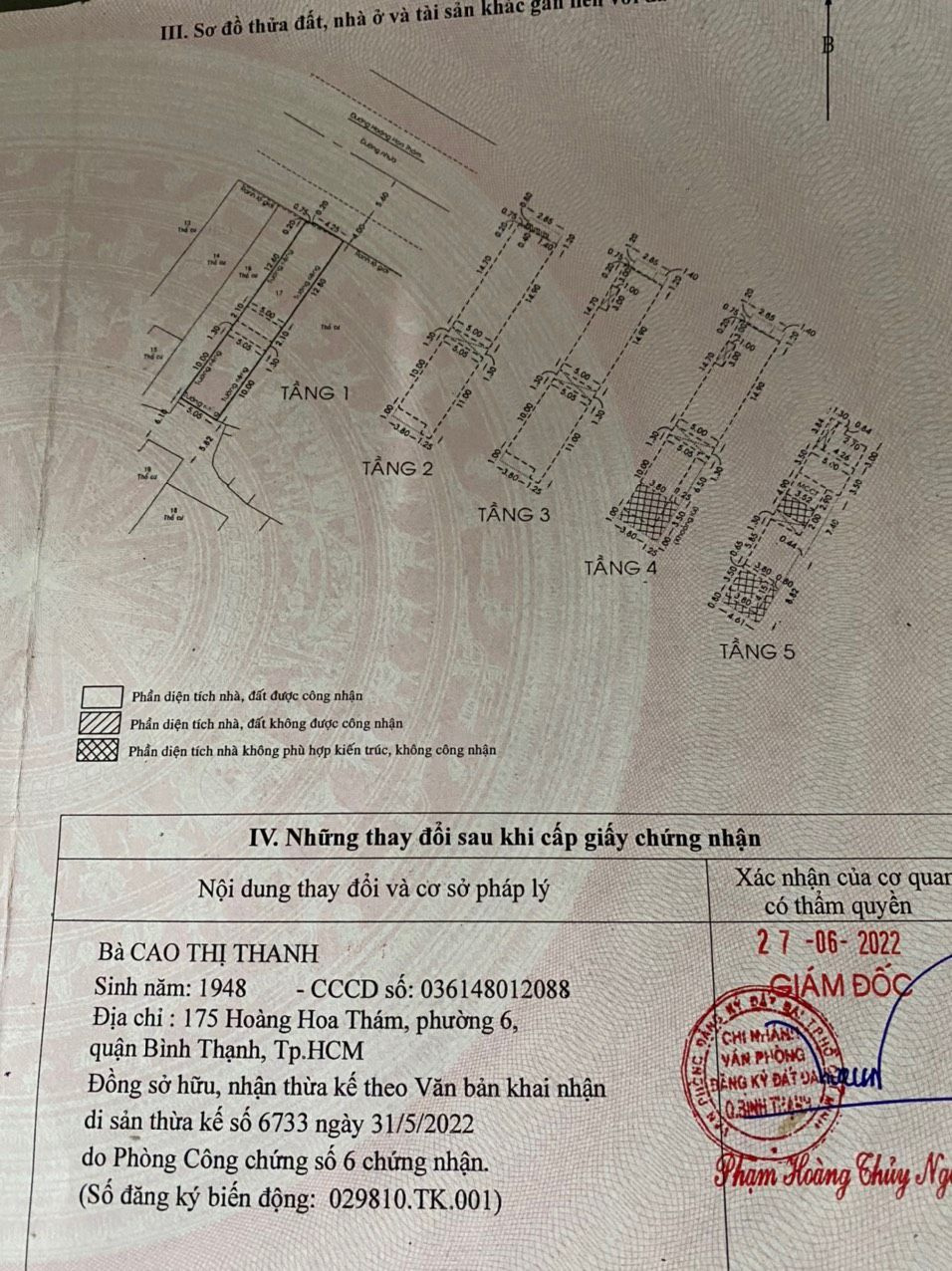 Bán nhà 175 Hoàng Hoa Thám Bình Thạnh - Hinh 5