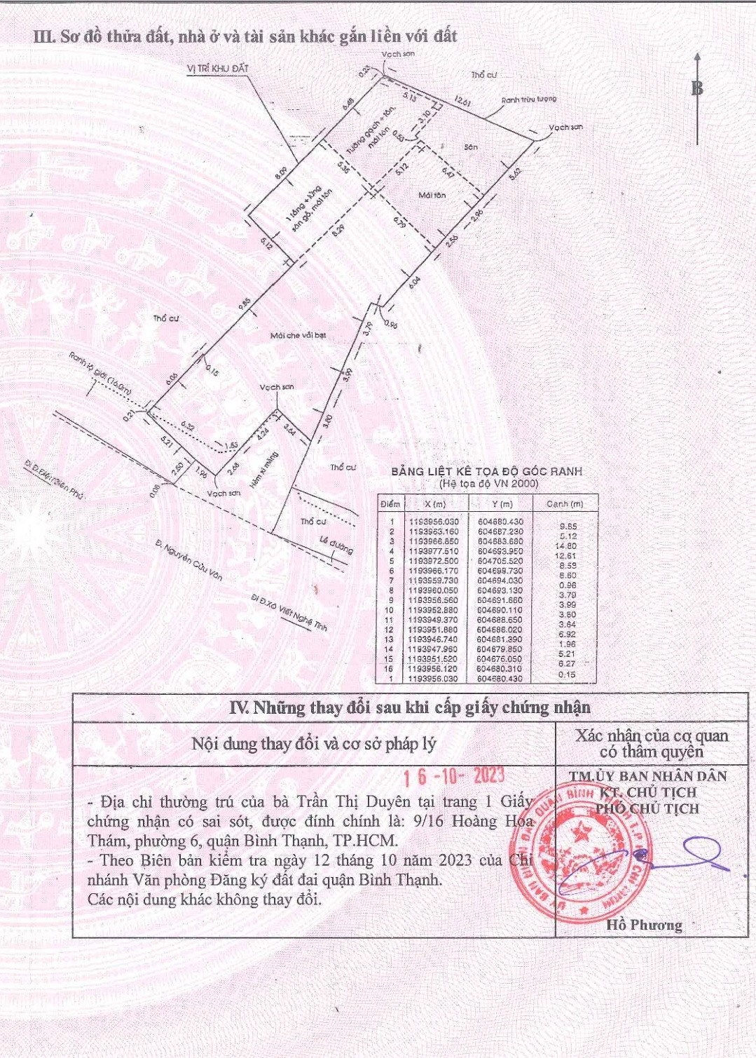 Bán nhà 2Thửa: 400Tờ: 22 Nguyễn Cửu Vân Phường Gia Định - Hinh 4