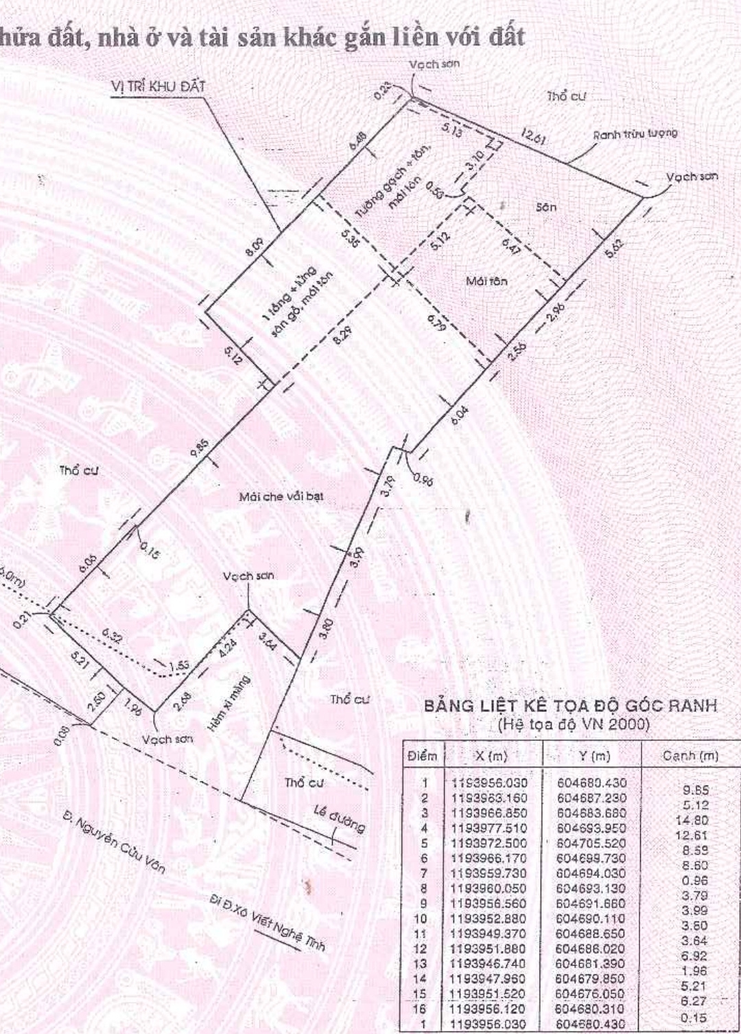 Bán nhà 2Thửa: 400Tờ: 22 Nguyễn Cửu Vân Phường Gia Định - Hinh 6