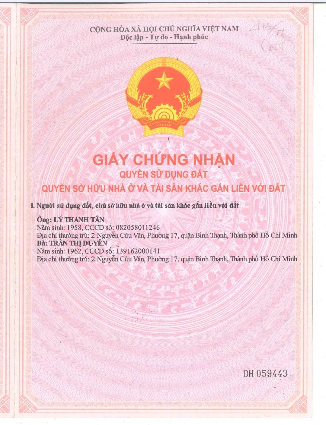 Bán nhà 2Thửa: 400Tờ: 22 Nguyễn Cửu Vân Phường Gia Định - Hinh 8