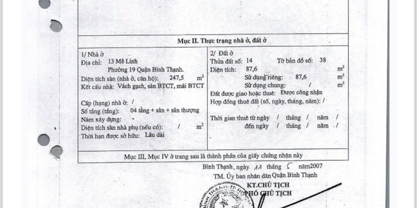 Bán Nhà 13Thửa: 14Tờ: 38 Mê Linh Phường Thạnh Mỹ Tây - Hinh 7