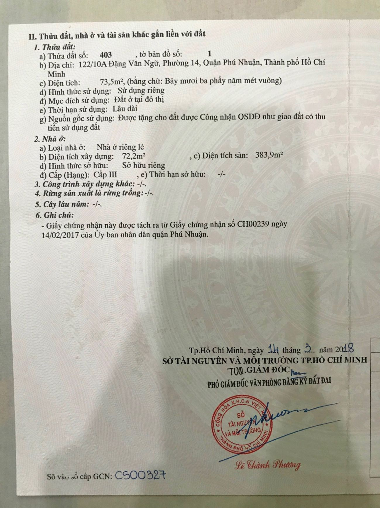 Bán nhà 122/10+122/10A Đặng Văn Ngữ Phường Phú Nhuận - Hinh 8