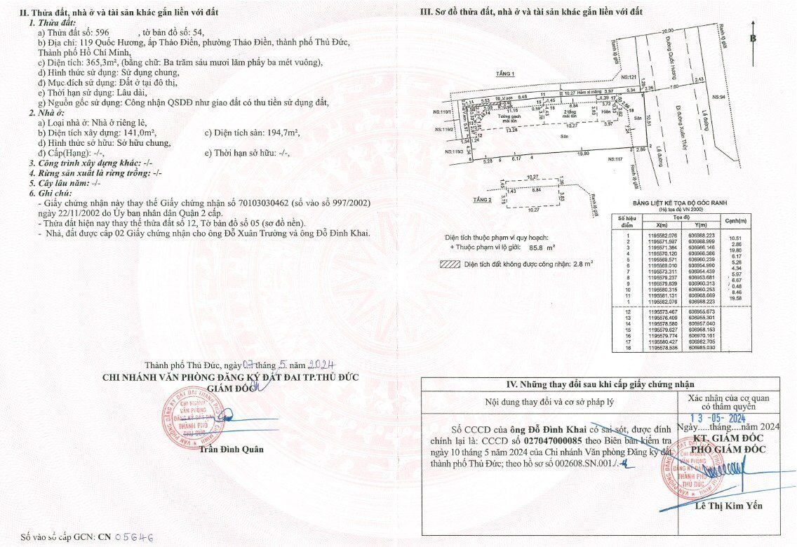 Bán nhà 119 Quốc Hương Phường An Khánh - Hinh 5