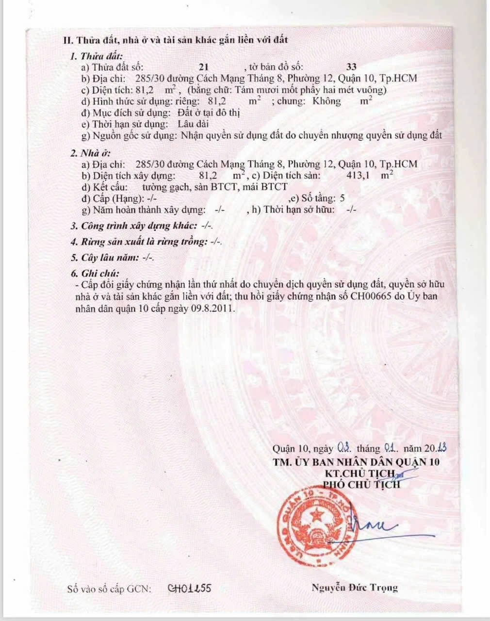 Bán nhà 285/30 Cách Mạng Tháng Tám Phường Hòa Hưng - Hinh 7