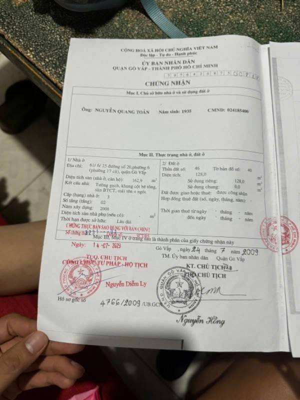 Bán nhà 496/63/52D Dương Quảng Hàm Phường An Nhơn - Hinh 4