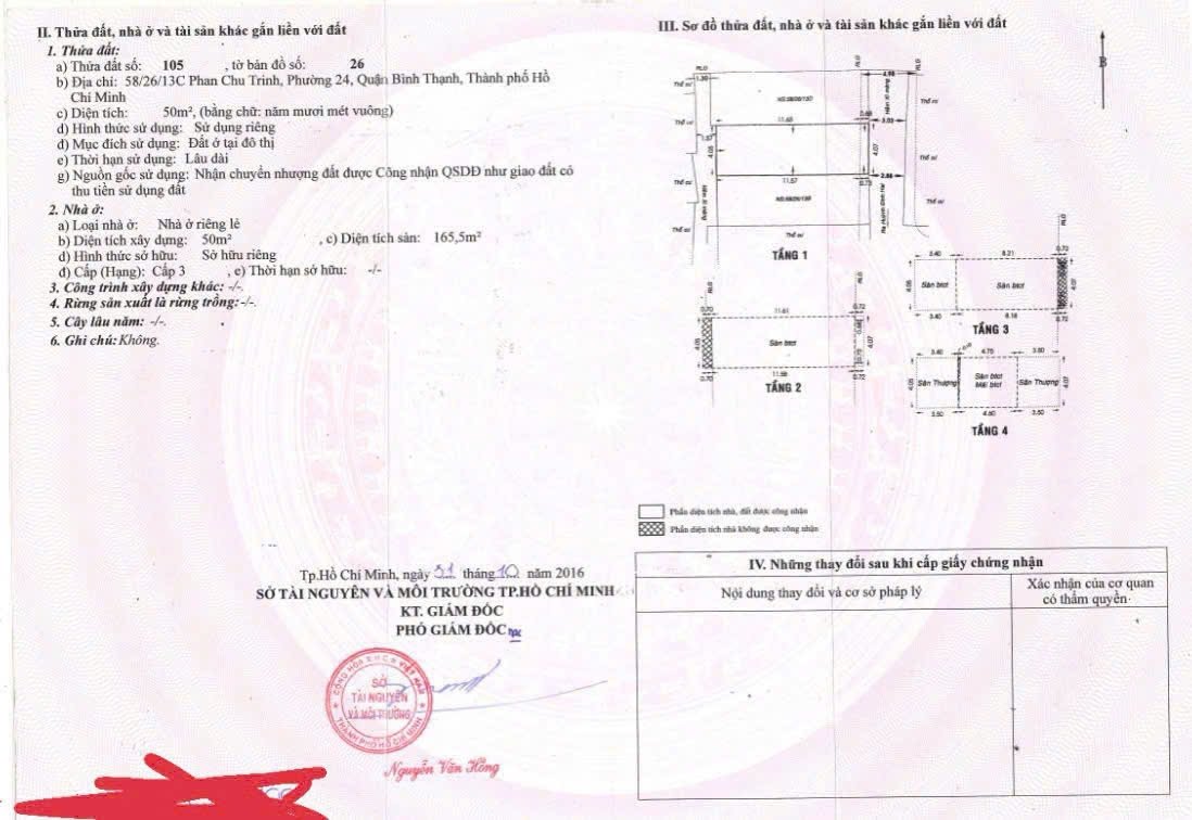 Bán Nhà 58/26/13CThửa: 105Tờ: 26 Phan Chu Trinh Bình Thạnh - Hinh 7