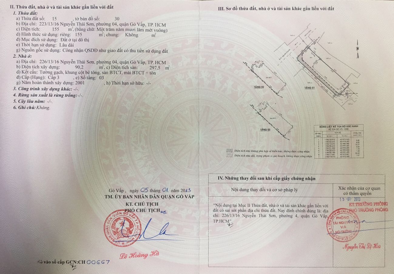 Bán nhà 226/13/16 Nguyễn Thái Sơn Gò Vấp - Hinh 1