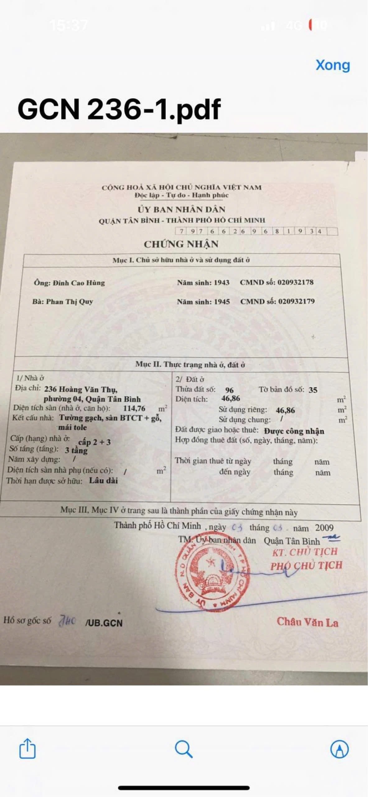 Bán Nhà 234-236 Hoàng Văn Thụ Phường Tân Sơn Nhất - Hinh 2