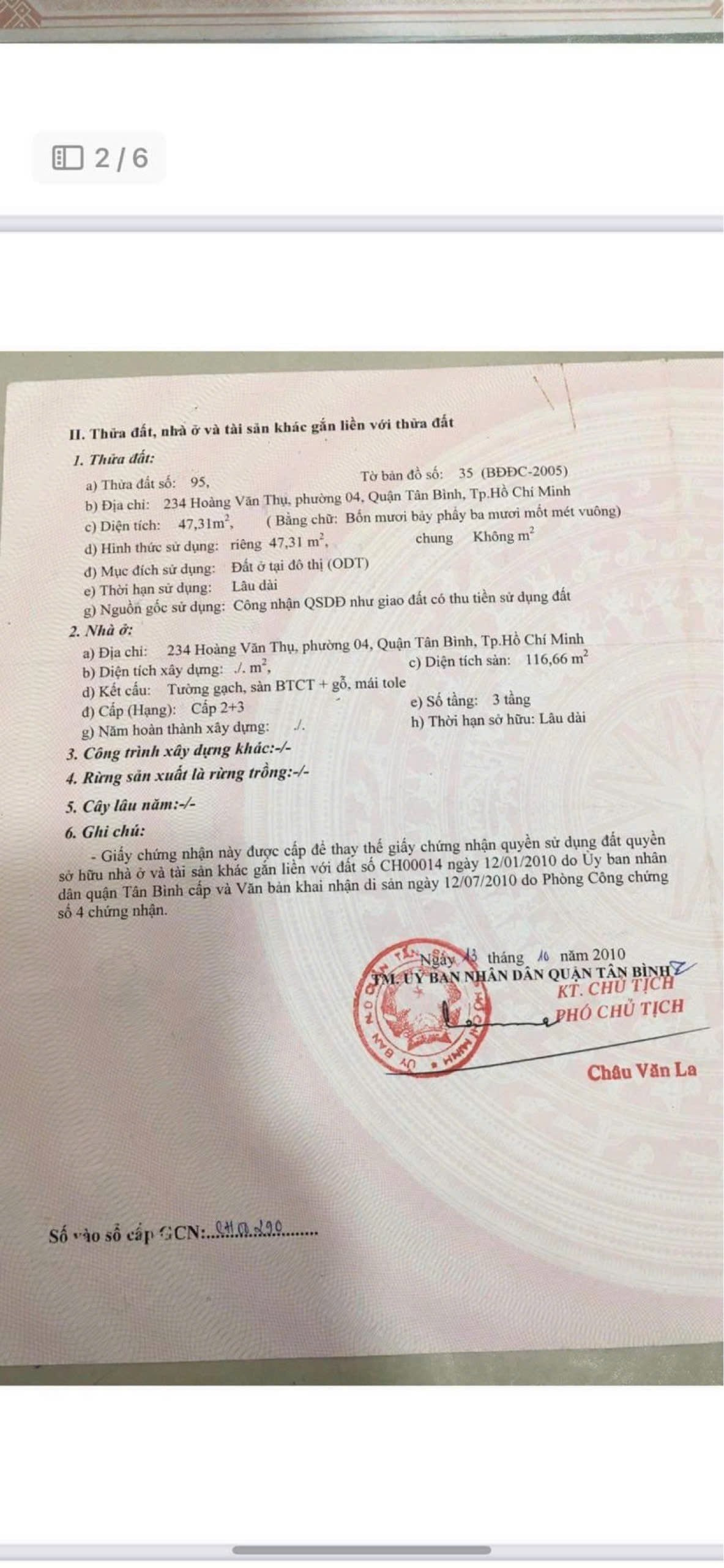 Bán Nhà 234-236 Hoàng Văn Thụ Phường Tân Sơn Nhất - Hinh 5