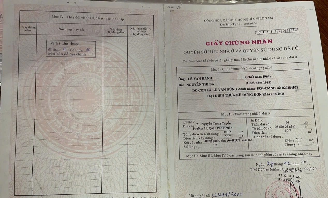 Bán nhà 21 Nguyễn Trọng Tuyển Phường Phú Nhuận - Hinh 3