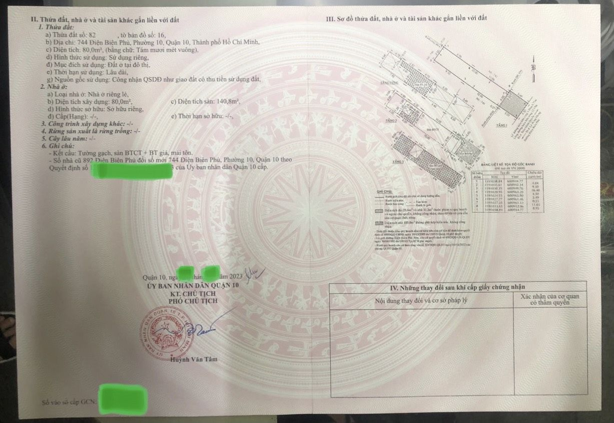 Bán nhà 744 Điện Biên Phủ Phường Vườn Lài - Hinh 4