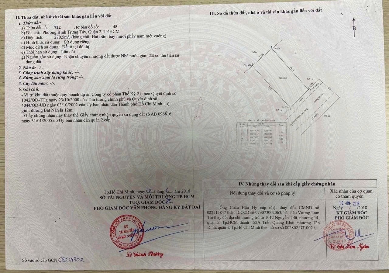 Bán nhà 20Thửa: 722Tờ: 45 Bát Nàn Phường Bình Trưng - Hinh 3