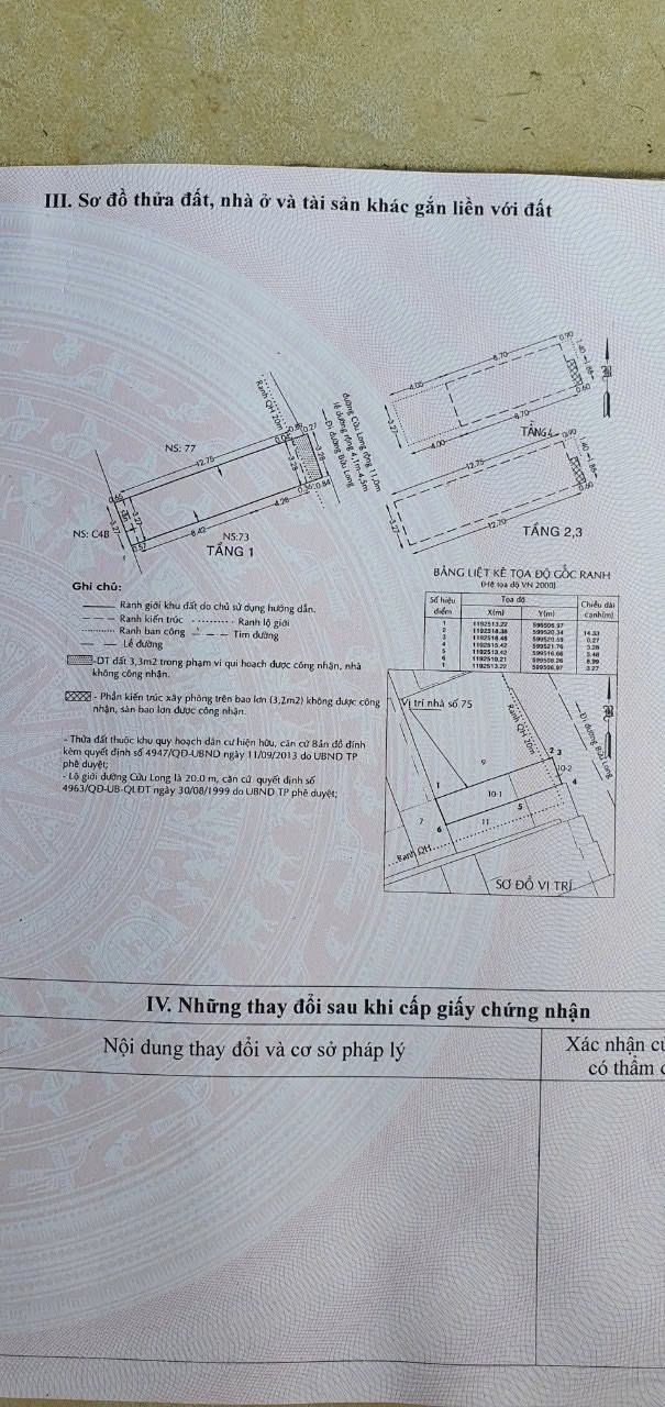 Bán nhà 75Thửa: 10Tờ: 8 Cửu Long Phường Hòa Hưng - Hinh 4