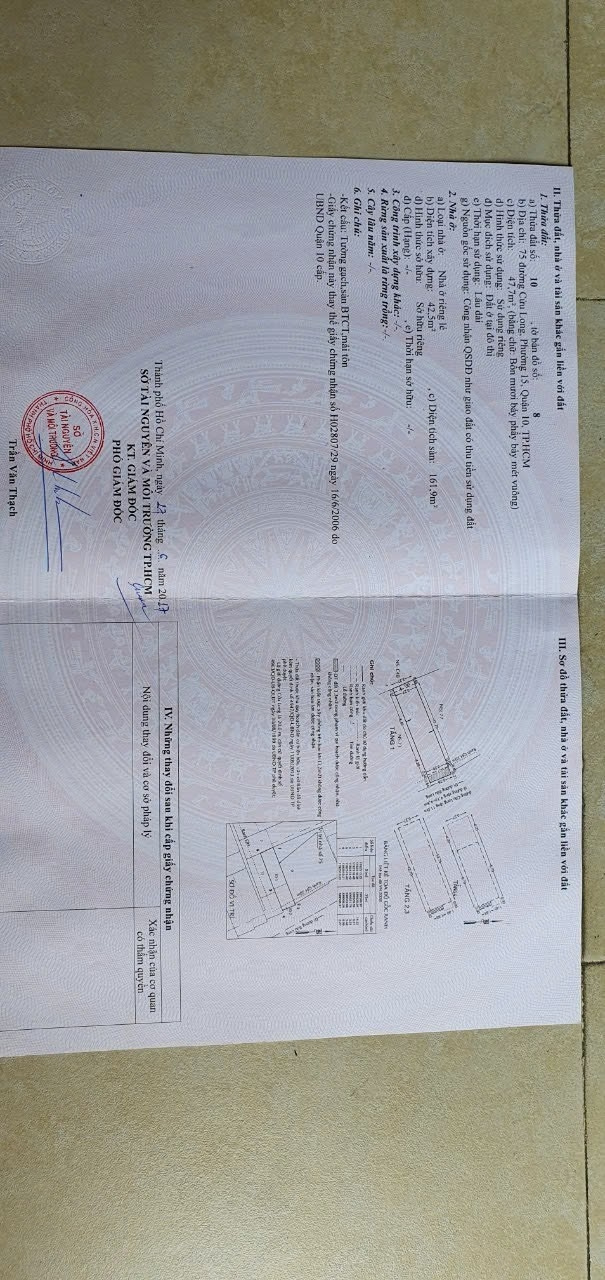 Bán nhà 75Thửa: 10Tờ: 8 Cửu Long Phường Hòa Hưng - Hinh 5