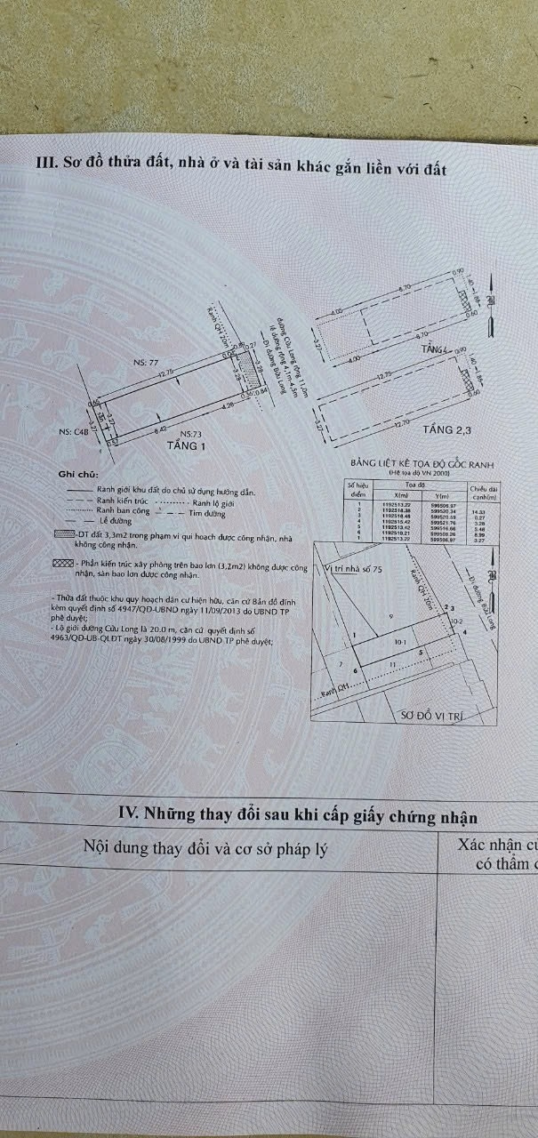 Bán nhà 75Thửa: 10Tờ: 8 Cửu Long Phường Hòa Hưng - Hinh 6