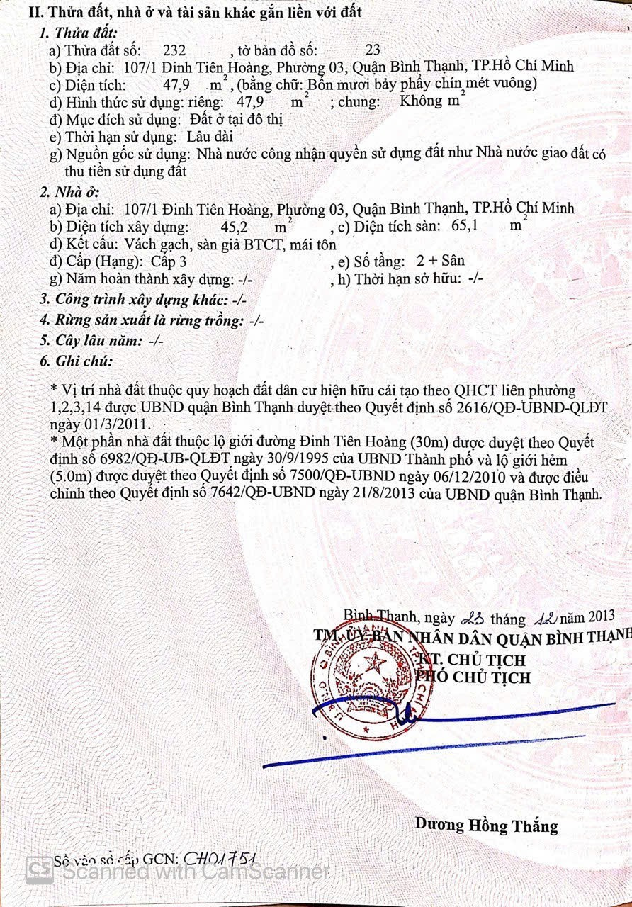 Bán nhà 107/1 Lê Văn Duyệt Bình Thạnh - Hinh 13