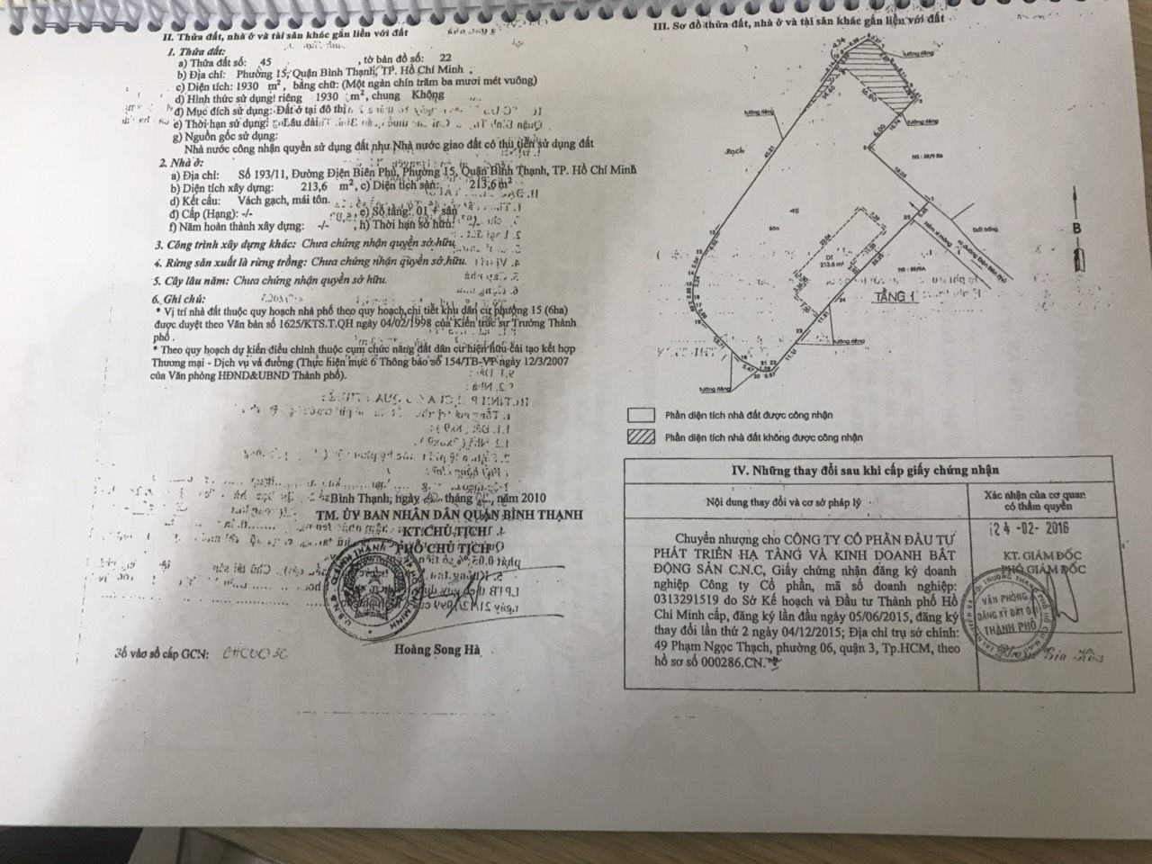 Bán nhà 193/11 Điện Biên Phủ Bình Thạnh - Hinh 3